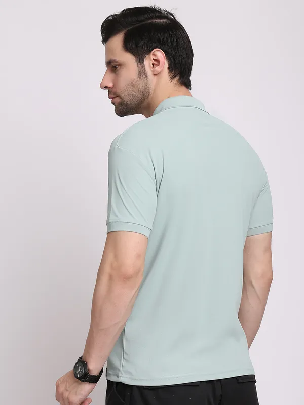 Grey_Polycotton_T-Shirt_For_Men