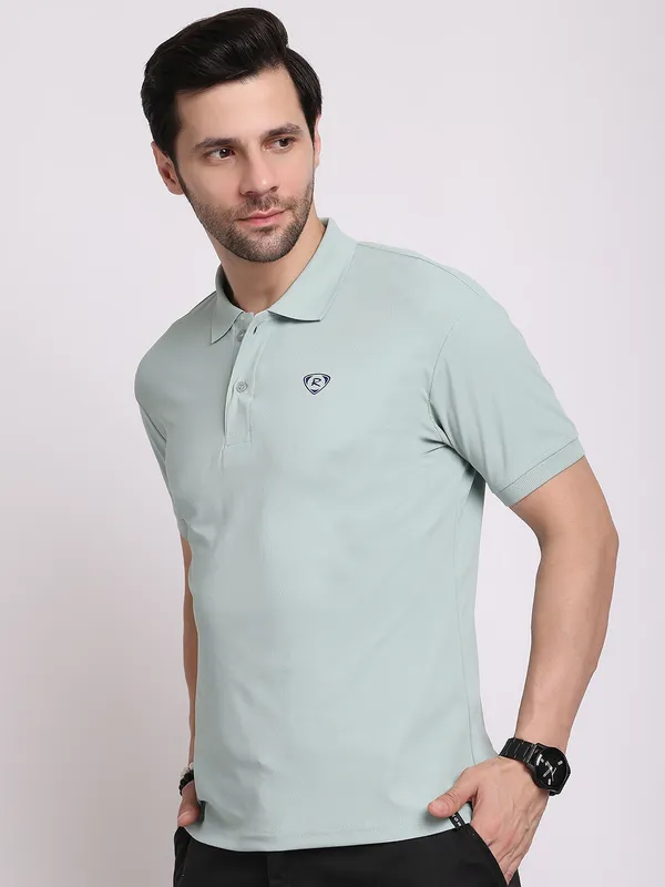 Grey_Polycotton_T-Shirt_For_Men