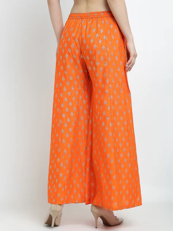Orange_Rayon_Palazzo_For_Women