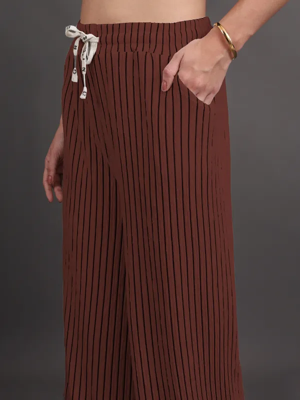 Brown_Popcorn_Crepe_Style_Texture_Palazzo_For_Women
