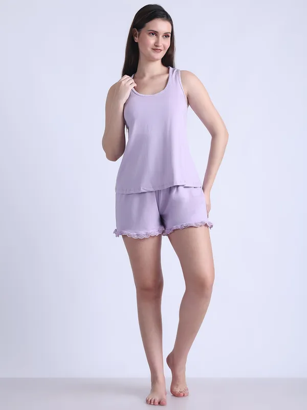 Purple_Cotton_Night_Suit_For_Women