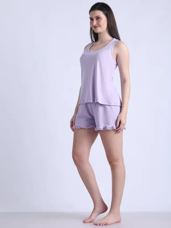 Purple_Cotton_Night_Suit_For_Women