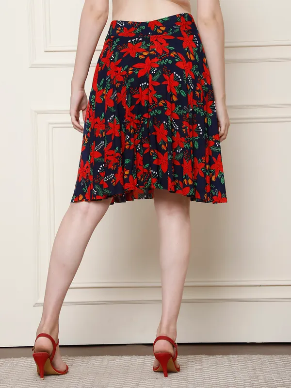 Multi_Color_Polyester_Lycra_Skirt_For_Women