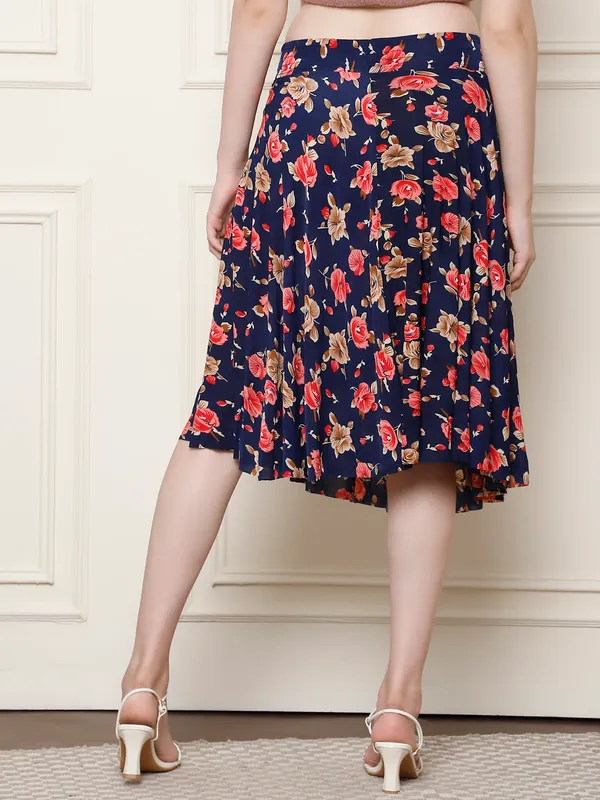 Multi_Color_Polyester_Lycra_Skirt_For_Women