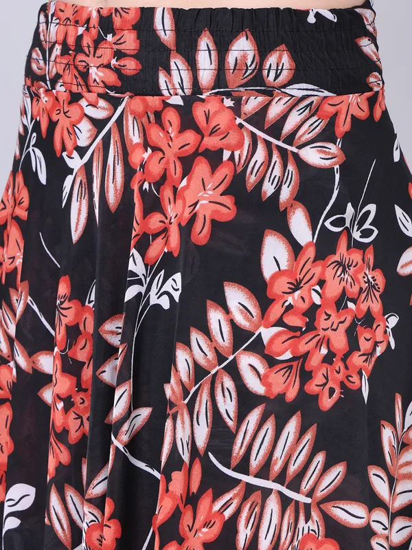 Multi_Color_Polyester_Lycra_Skirt_For_Women