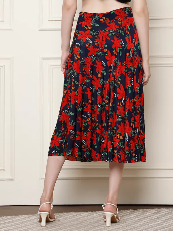 Multi_Color_Polyester_Lycra_Skirt_For_Women