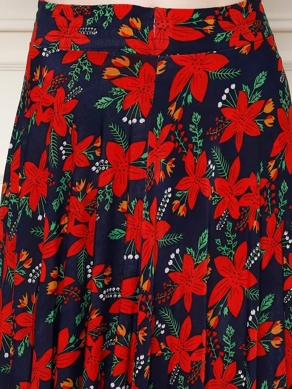 Multi_Color_Polyester_Lycra_Skirt_For_Women