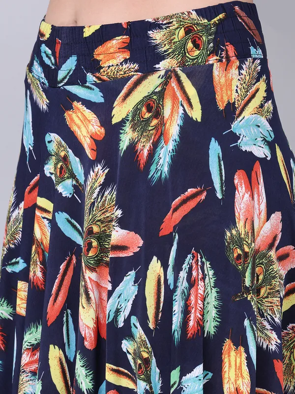 Multi_Color_Polyester_Lycra_Skirt_For_Women