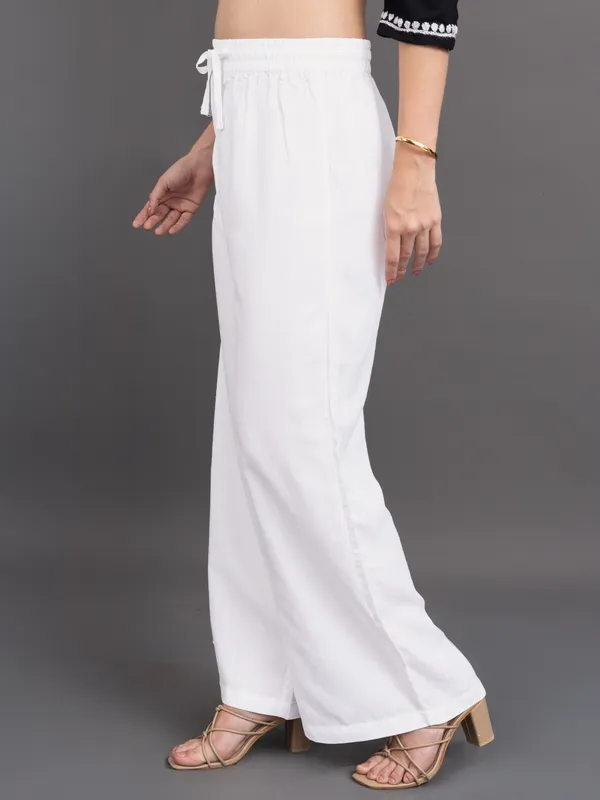 Off_White_Rayon_Palazzo_For_Women