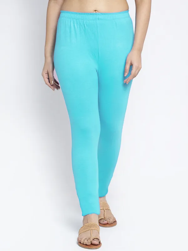 Sky_Blue_Cotton_Lycra_Legging_For_Women