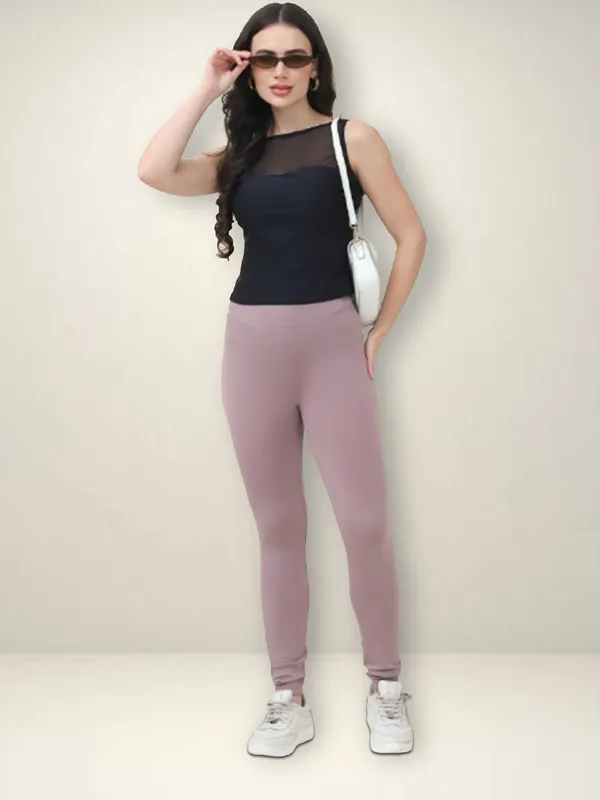Purple_75%_Nylon_&_25%_Spandex_Legging_For_Women