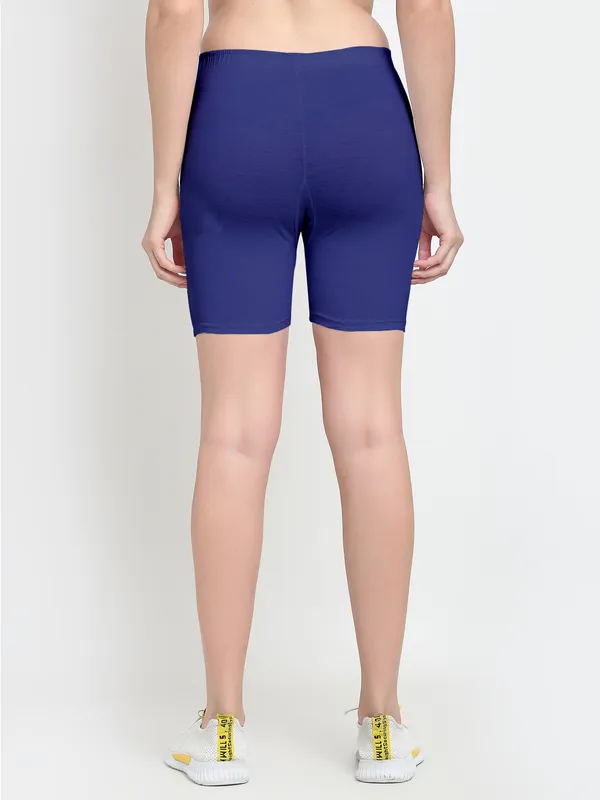 Blue_Cotton_Shorts_For_Women