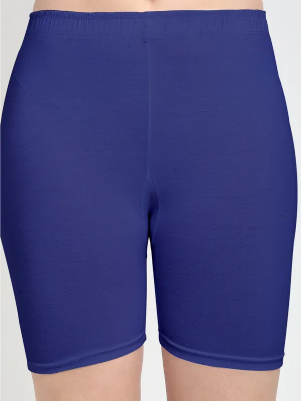 Blue_Cotton_Shorts_For_Women