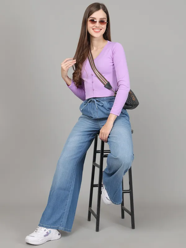 Women_Lifestyles_cotton_Rib_Full_sleeve_Purple_Crop_Tops