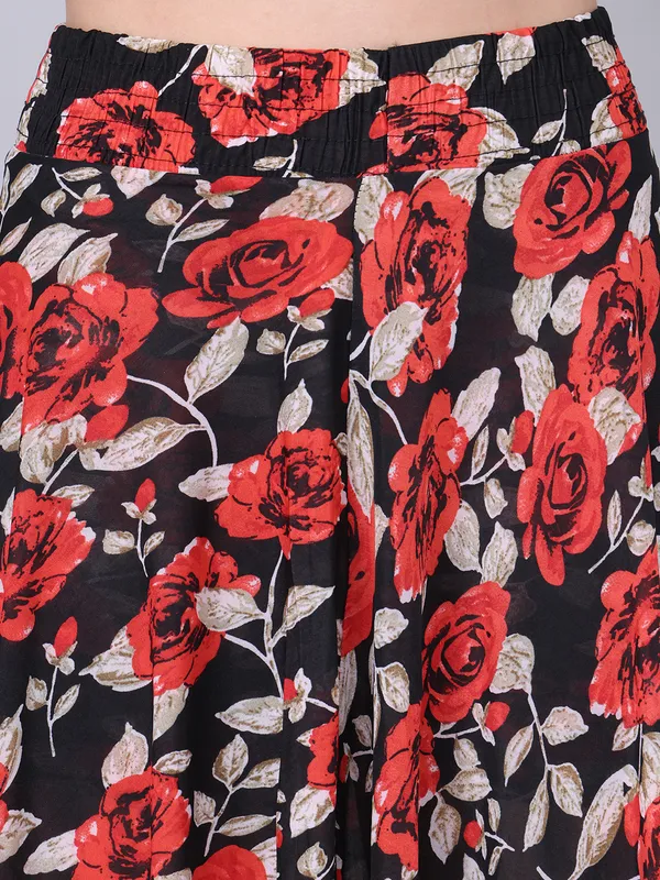Multi_Color_Polyester_Lycra_Skirt_For_Women