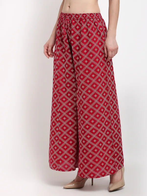 Maroon_Rayon_Palazzo_For_Women