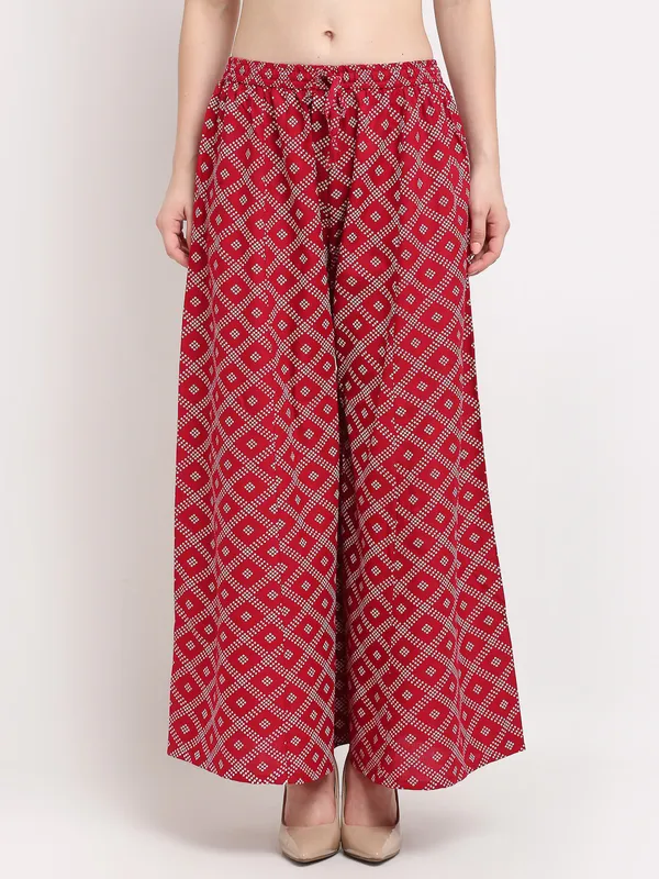 Maroon_Rayon_Palazzo_For_Women