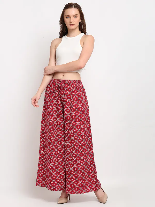 Maroon_Rayon_Palazzo_For_Women