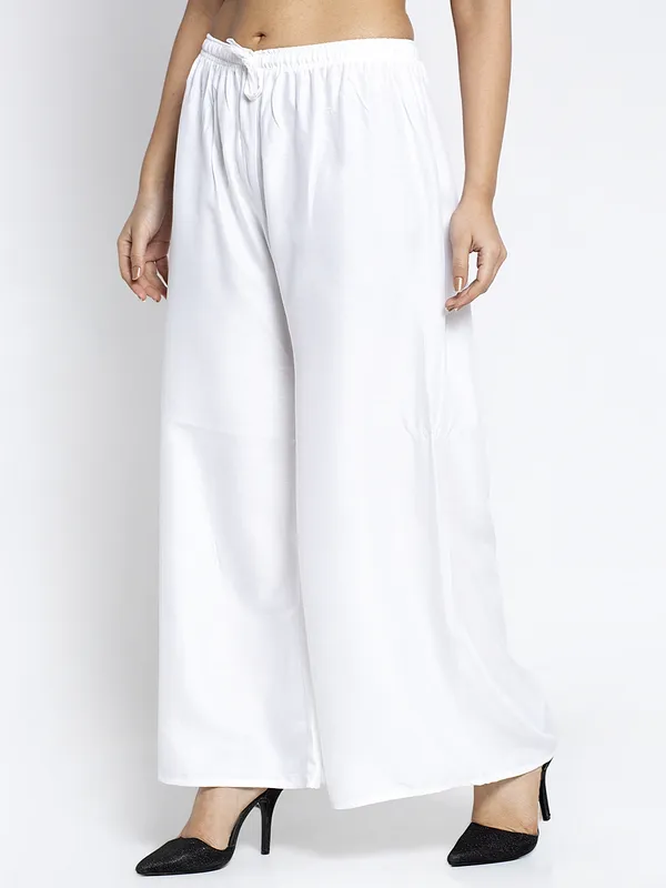 Off_White_Rayon_Palazzo_For_Women