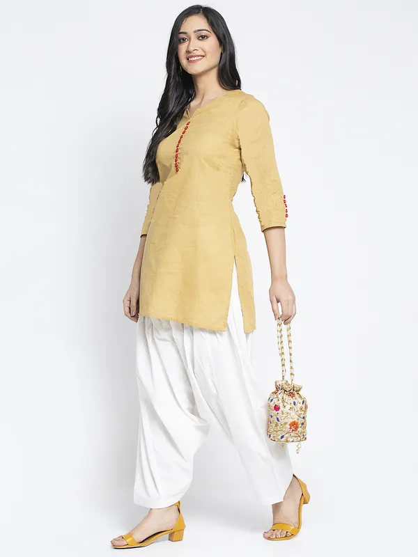 Off_White_Cotton_Salwar_For_Women