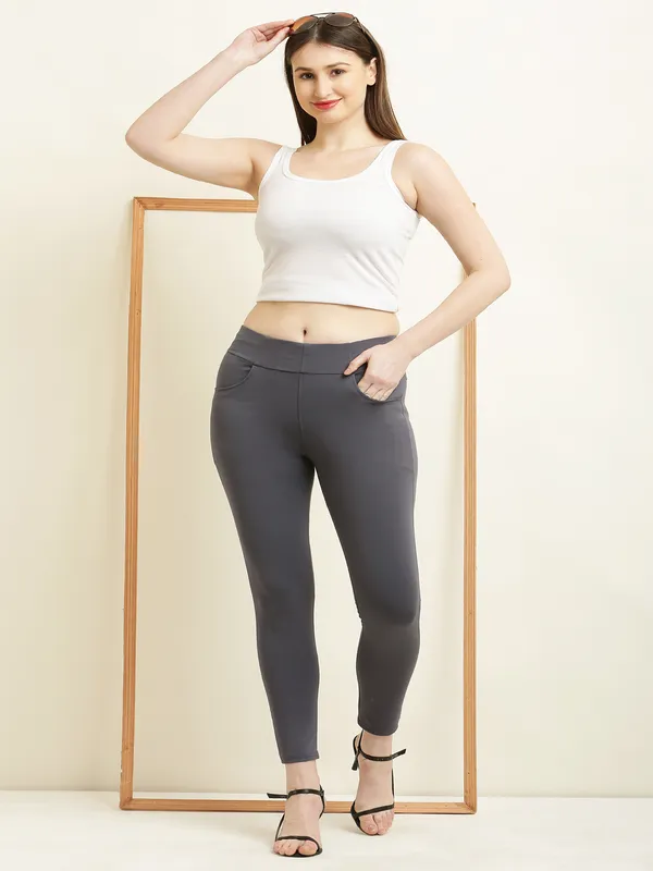 Grey_Tencel_Jegging_For_Women