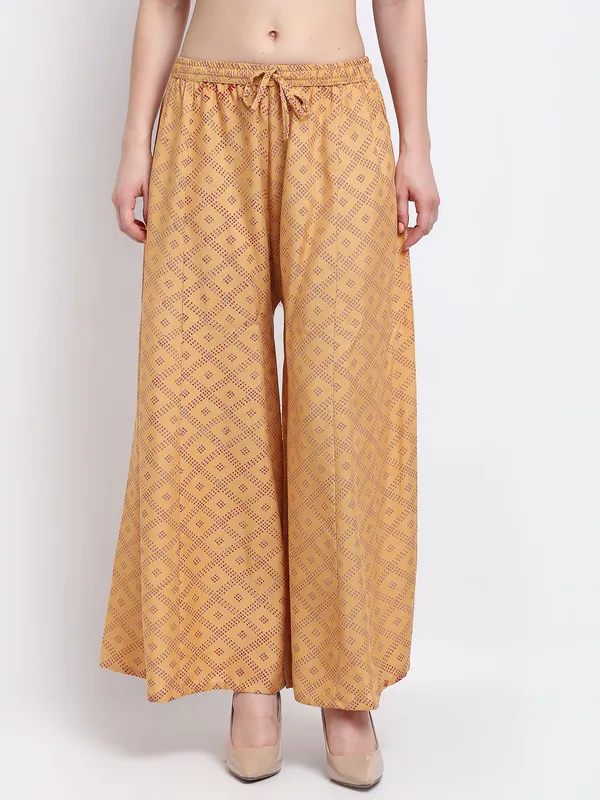 Beige_Rayon_Palazzo_For_Women
