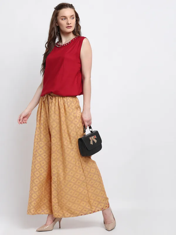 Beige_Rayon_Palazzo_For_Women