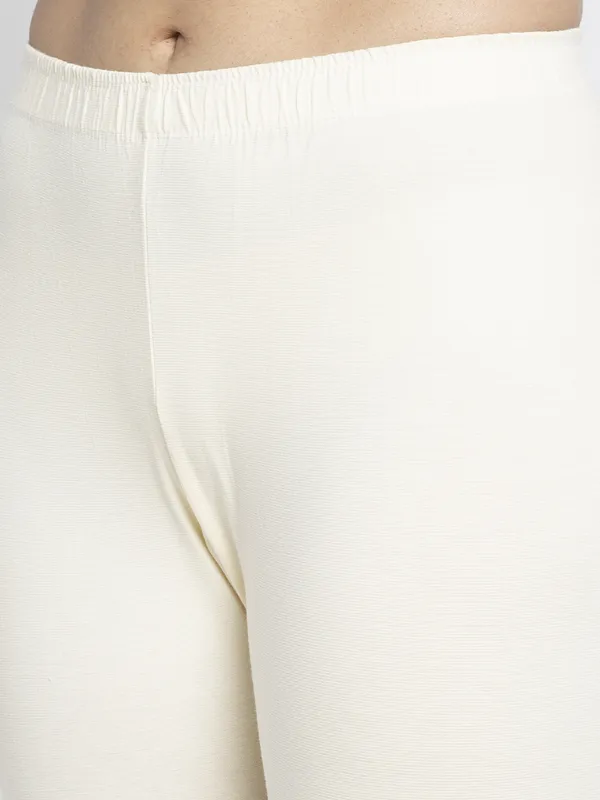Off_White_Cotton_Lycra_Legging_For_Women
