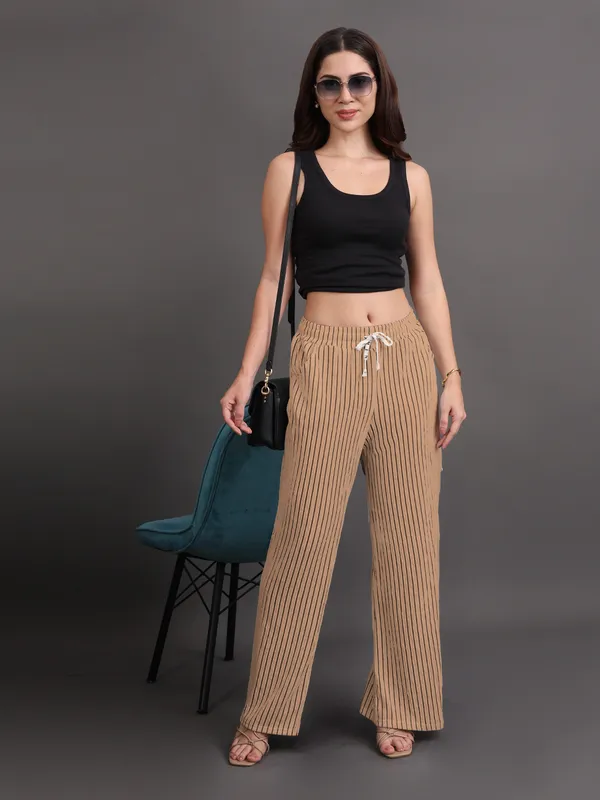 Beige_Popcorn_Crepe_Style_Texture_Palazzo_For_Women
