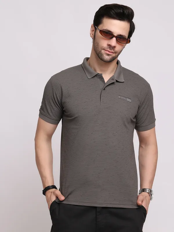 Grey_Polycotton_T-Shirt_For_Men