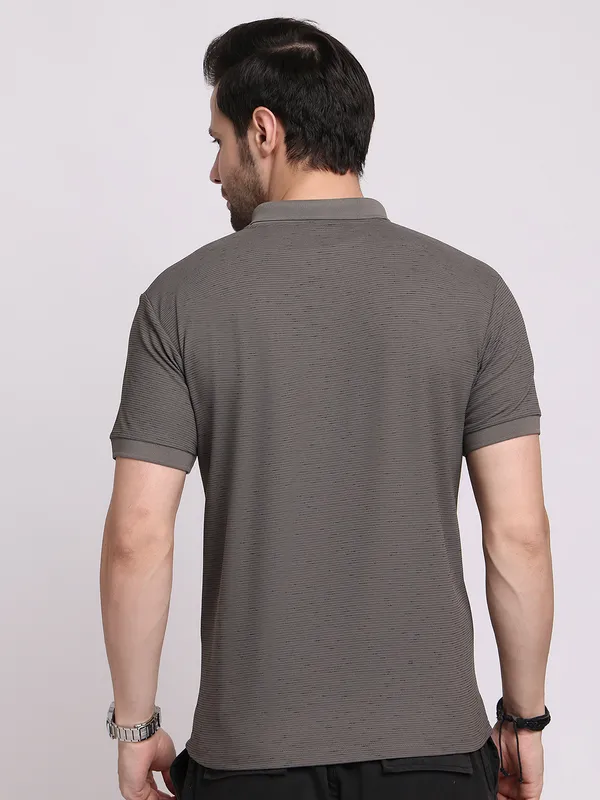 Grey_Polycotton_T-Shirt_For_Men