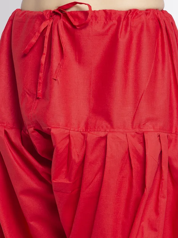Red_Cotton_Salwar_For_Women