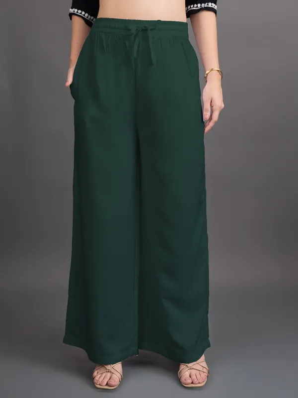 Green_Rayon_Palazzo_For_Women