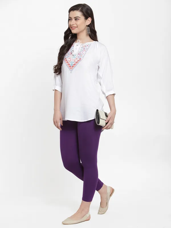 Purple_Cotton_Lycra_Legging_For_Women
