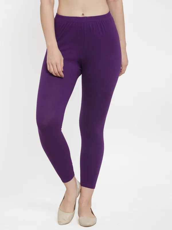 Purple_Cotton_Lycra_Legging_For_Women
