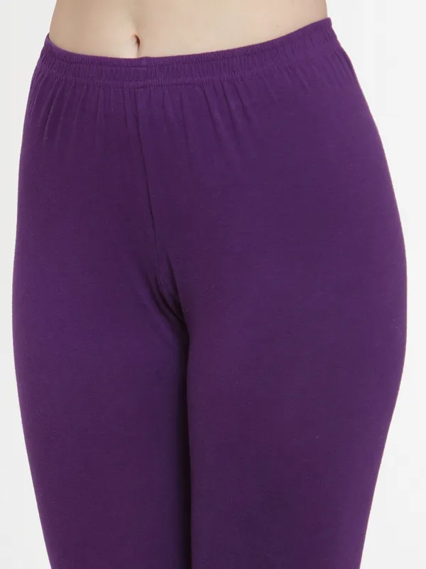 Purple_Cotton_Lycra_Legging_For_Women