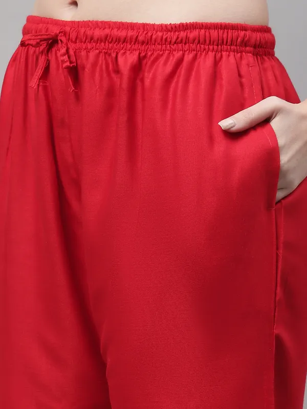 Red_Rayon_Palazzo_For_Women