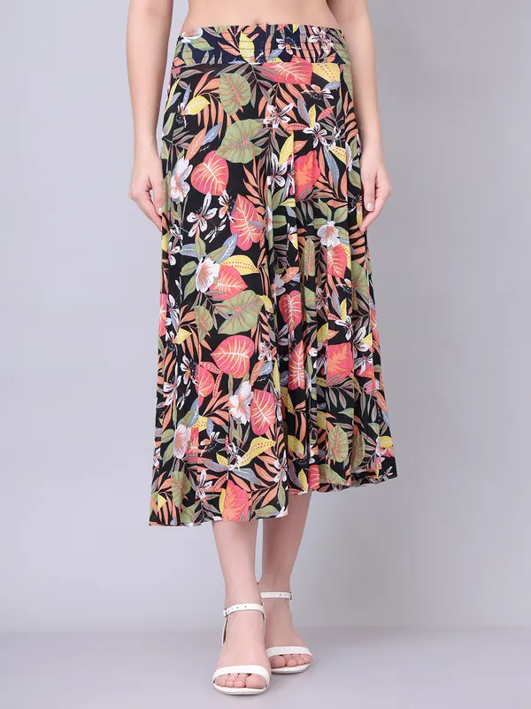 Multi_Color_Polyester_Lycra_Skirt_For_Women
