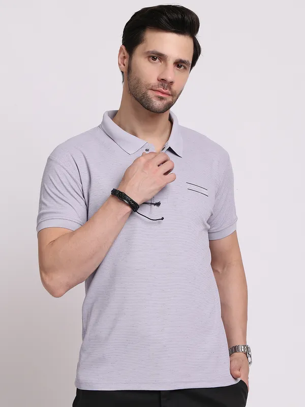 Purple_Polycotton_T-Shirt_For_Men