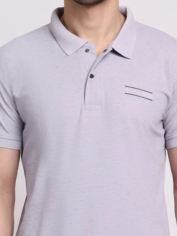 Purple_Polycotton_T-Shirt_For_Men