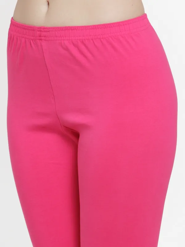 Pink_Cotton_Lycra_Legging_For_Women