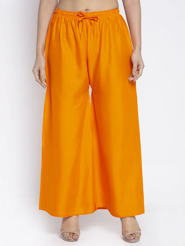 Orange_Rayon_Palazzo_For_Women