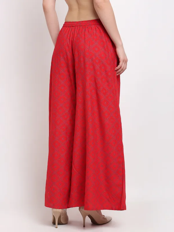 Red_Rayon_Palazzo_For_Women