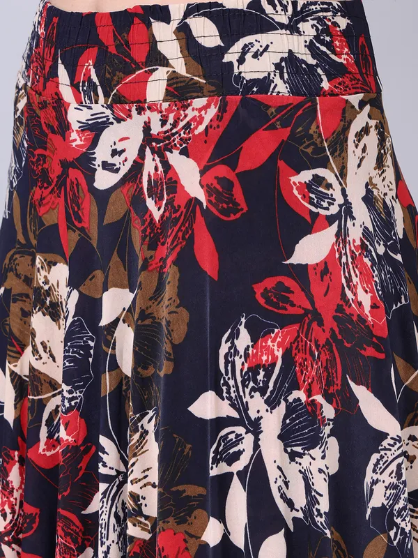Multi_Color_Polyester_Lycra_Skirt_For_Women