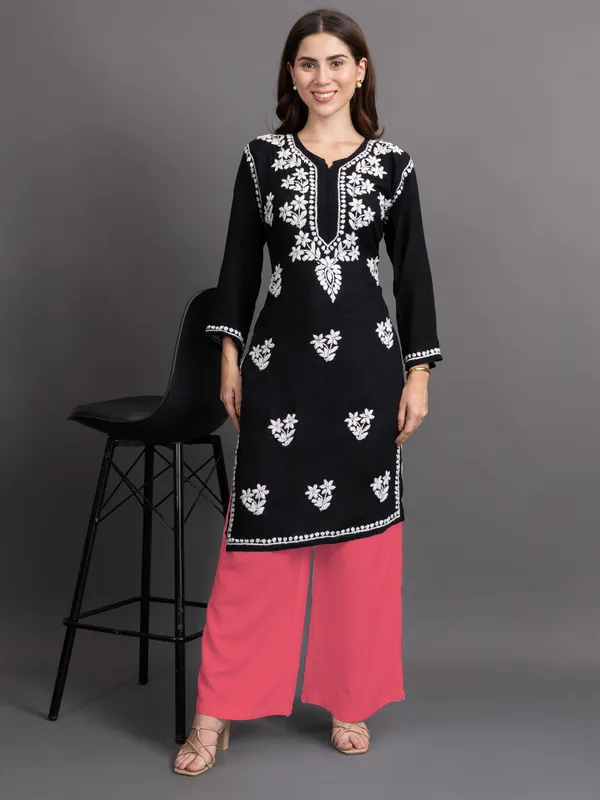 Peach_Rayon_Palazzo_For_Women