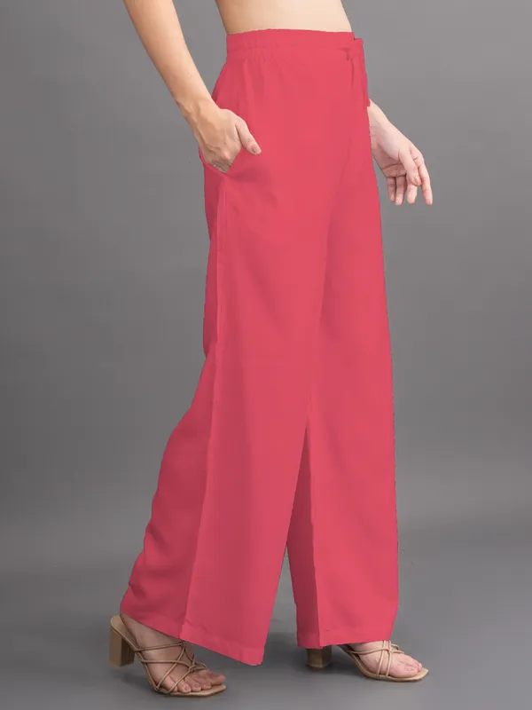 Peach_Rayon_Palazzo_For_Women