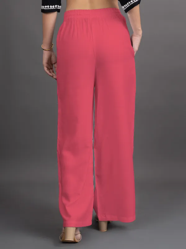 Peach_Rayon_Palazzo_For_Women