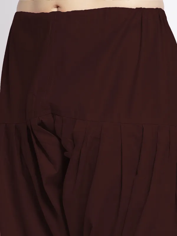 Brown_Cotton_Salwar_For_Women