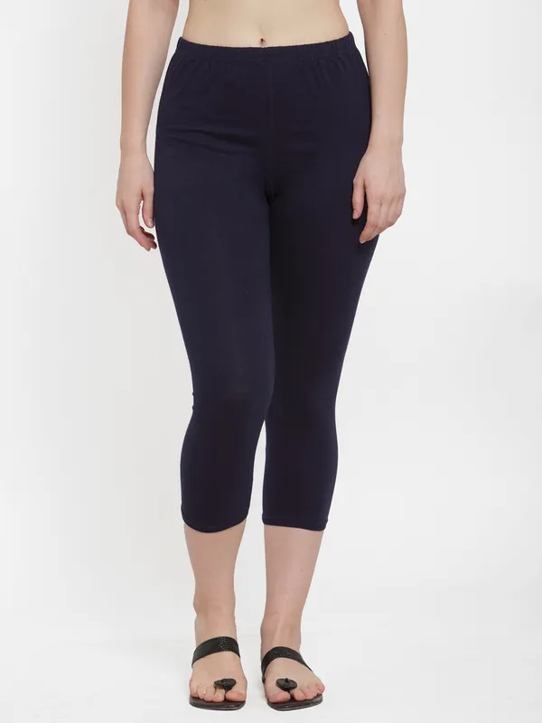 Navy_Blue_Cotton_Lycra_Capri_For_Women