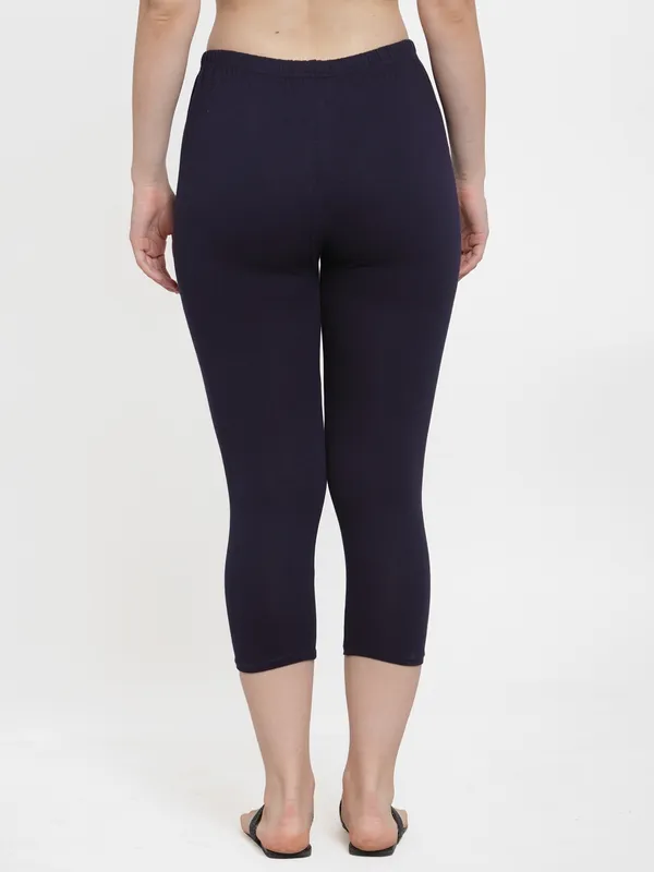 Navy_Blue_Cotton_Lycra_Capri_For_Women